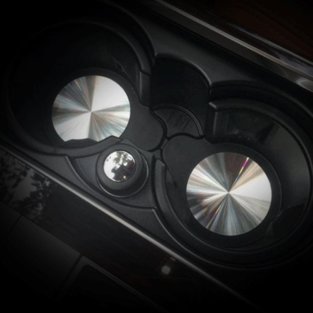 2Pcs/Set Car Bottle Mat Cup Pad for Discovery 4 5 for Land Rover RR Sport Vogue