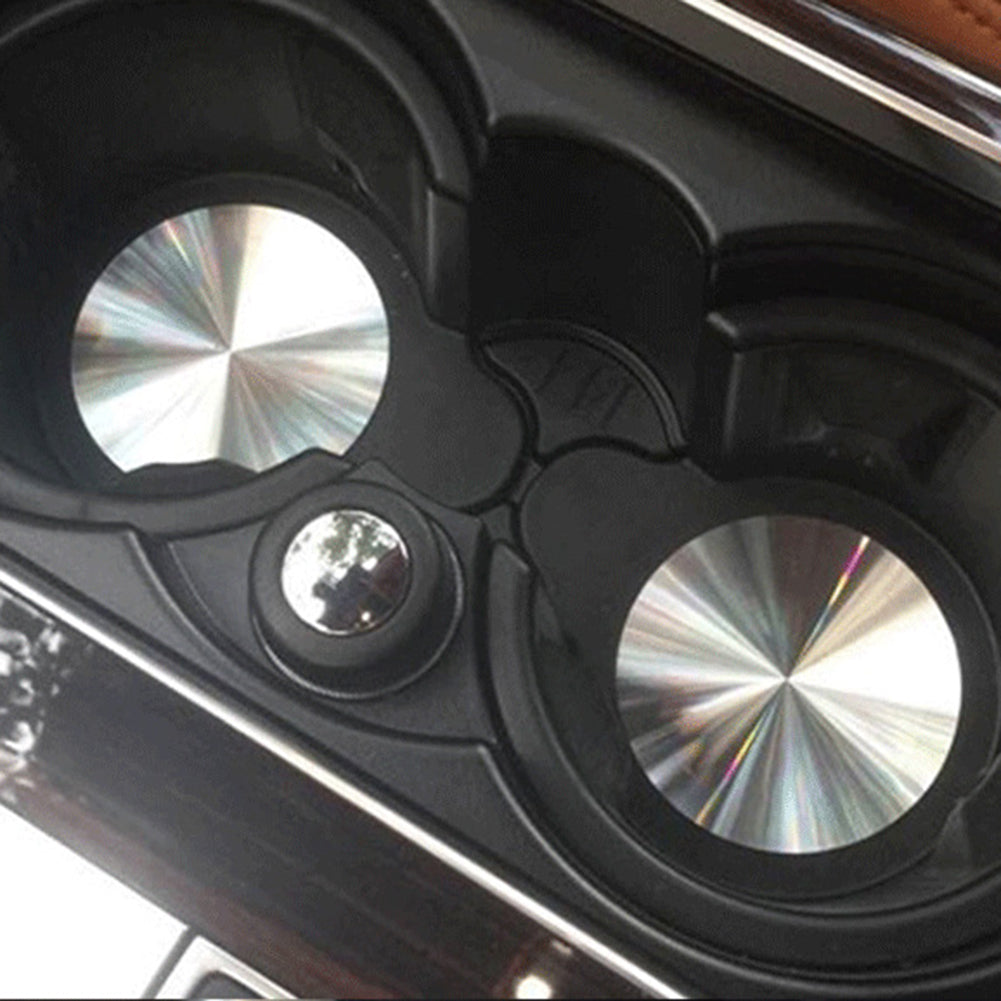 2Pcs/Set Car Bottle Mat Cup Pad for Discovery 4 5 for Land Rover RR Sport Vogue