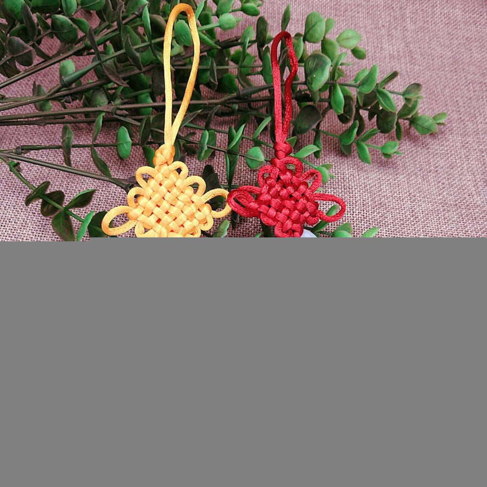 Hand-Woven Chinese Knot Car Interior Ornament Hanging Pendant Home Decor Gift