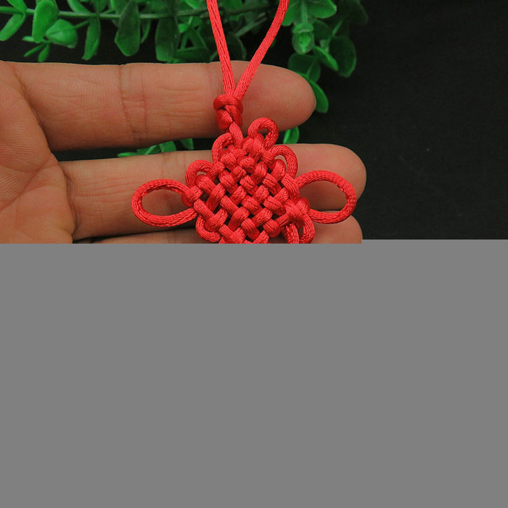 Hand-Woven Chinese Knot Car Interior Ornament Hanging Pendant Home Decor Gift