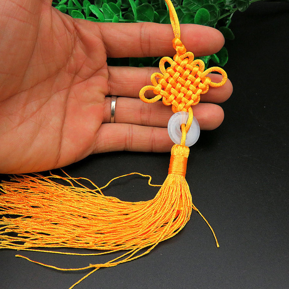 Hand-Woven Chinese Knot Car Interior Ornament Hanging Pendant Home Decor Gift