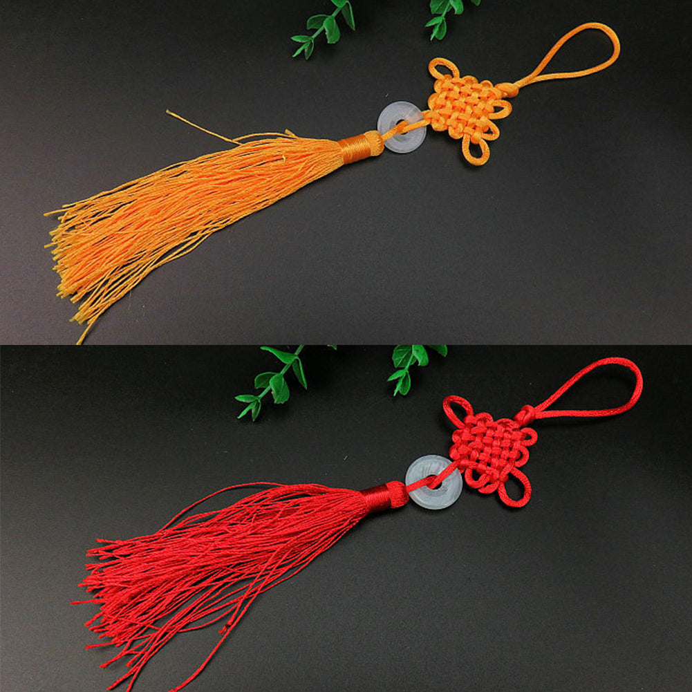 Hand-Woven Chinese Knot Car Interior Ornament Hanging Pendant Home Decor Gift