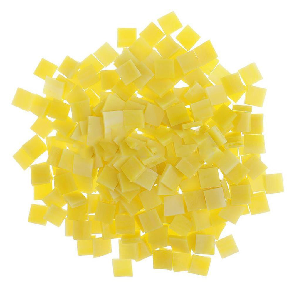 250 Pcs Glass Mosaic Tiles Pieces for DIY Crafts Material Supplies 10x10mm