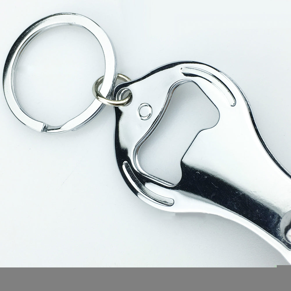 Nail Clippers Bartender Beer Bottle Opener Keychain Key Ring Filer Bar Club Tool