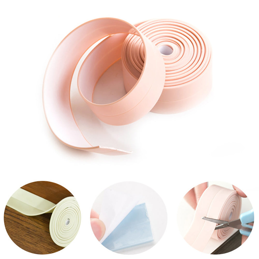 320cm PVC Sink Crack Gap Kitchen Corner Sealant Tape Waterproof Sealing Strip