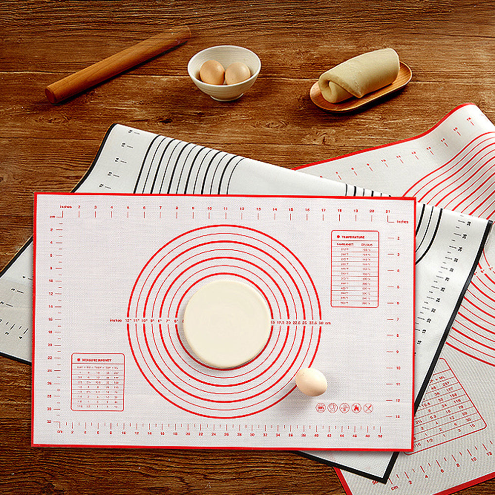 Rolling Sheet Silicone Baking Mat Pad Non-Stick Bakeware Flour Pastry Carpet