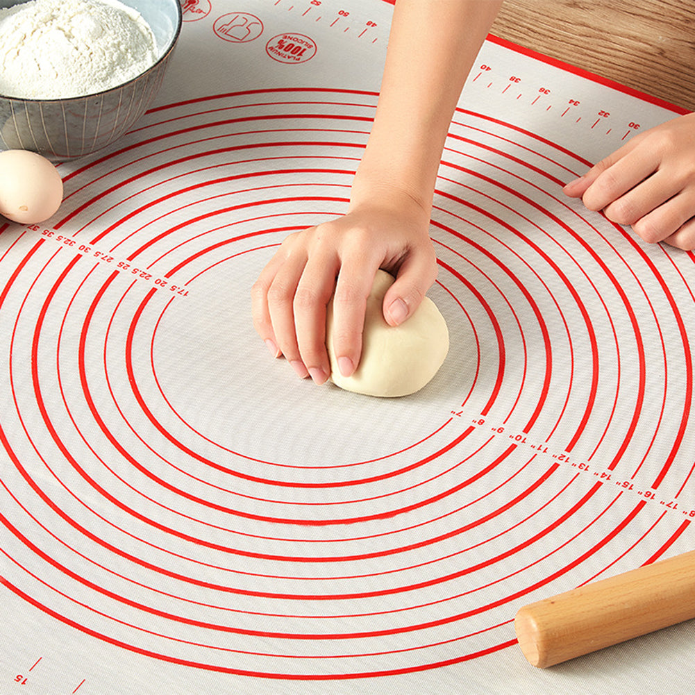Rolling Sheet Silicone Baking Mat Pad Non-Stick Bakeware Flour Pastry Carpet