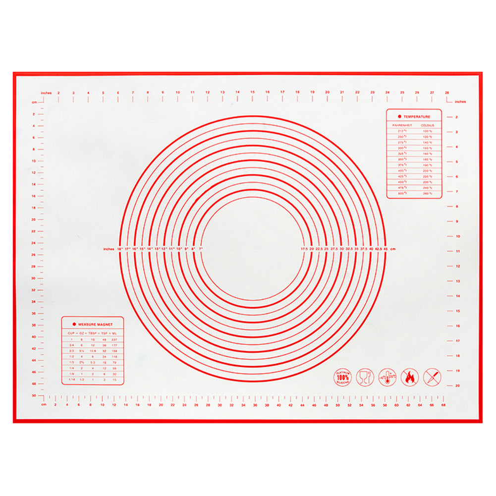 Rolling Sheet Silicone Baking Mat Pad Non-Stick Bakeware Flour Pastry Carpet