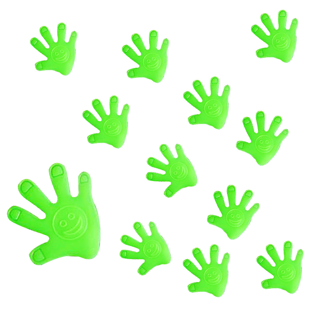 12Pcs Luminous Palm Hand Wall Sticker Glow in Dark Removable Room Decoration