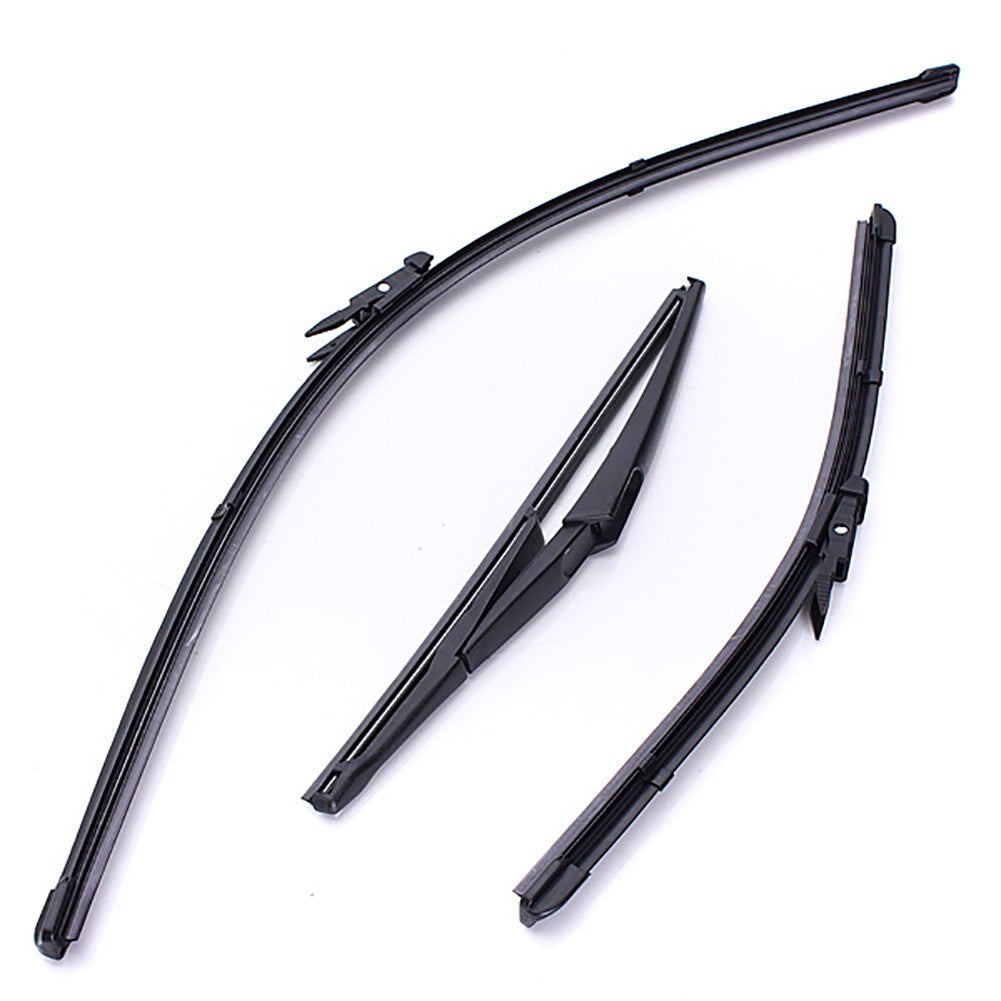 3Pcs Car Vehicle Front/Rear Windscreen Wiper Blades Set for Fiat Grande Punto
