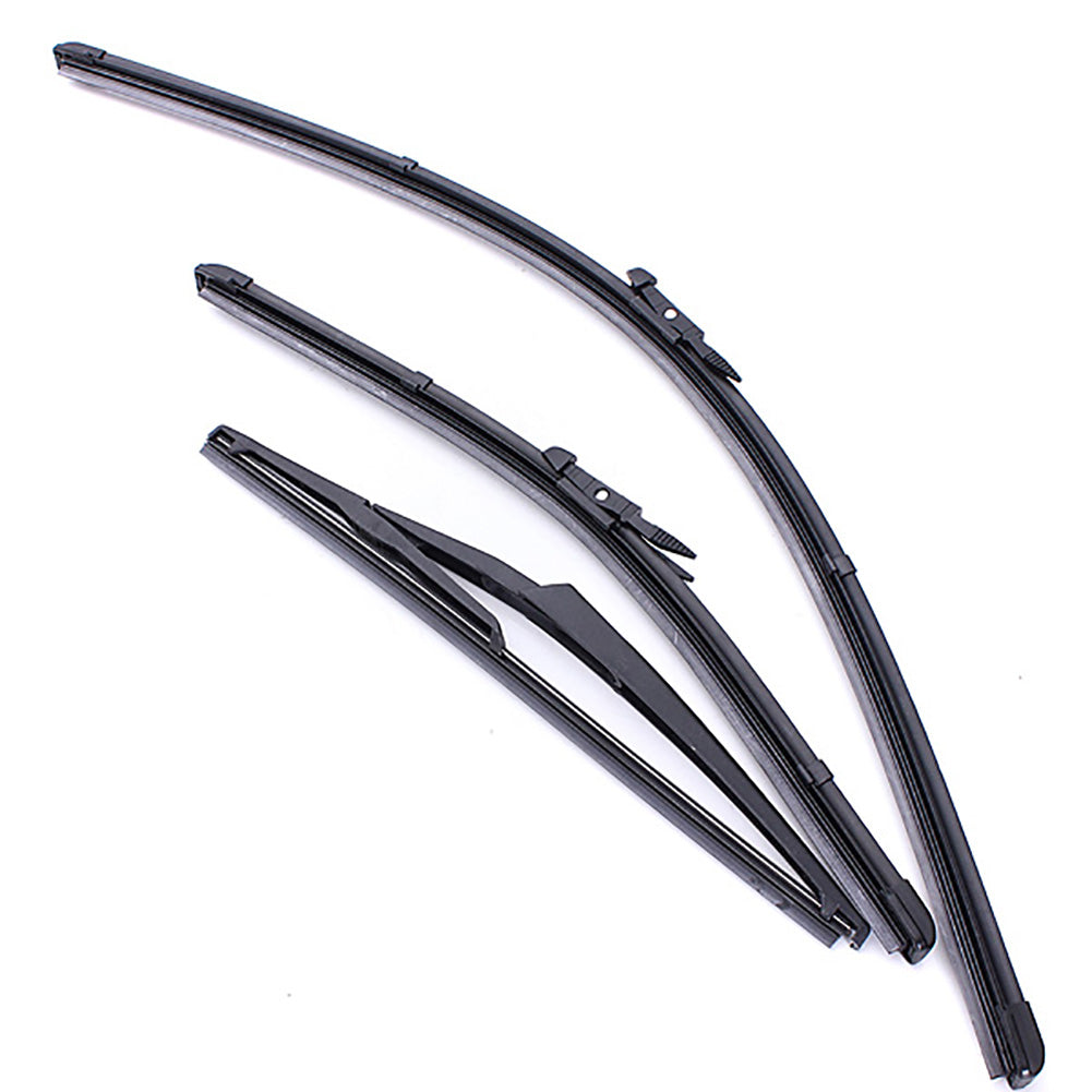 3Pcs Car Vehicle Front/Rear Windscreen Wiper Blades Set for Fiat Grande Punto