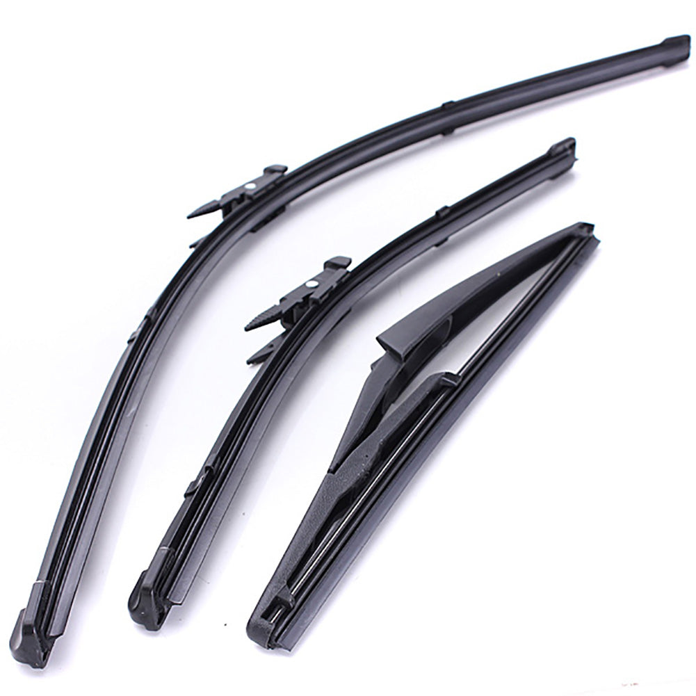 3Pcs Car Vehicle Front/Rear Windscreen Wiper Blades Set for Fiat Grande Punto