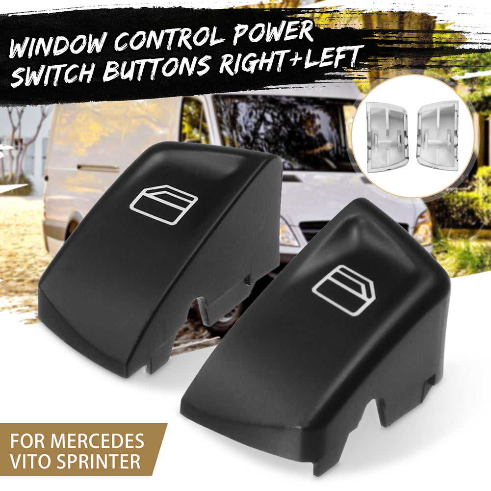 1 Pair Window Control Power Switch Button Cap for Mercedes Benz Vito Sprinter