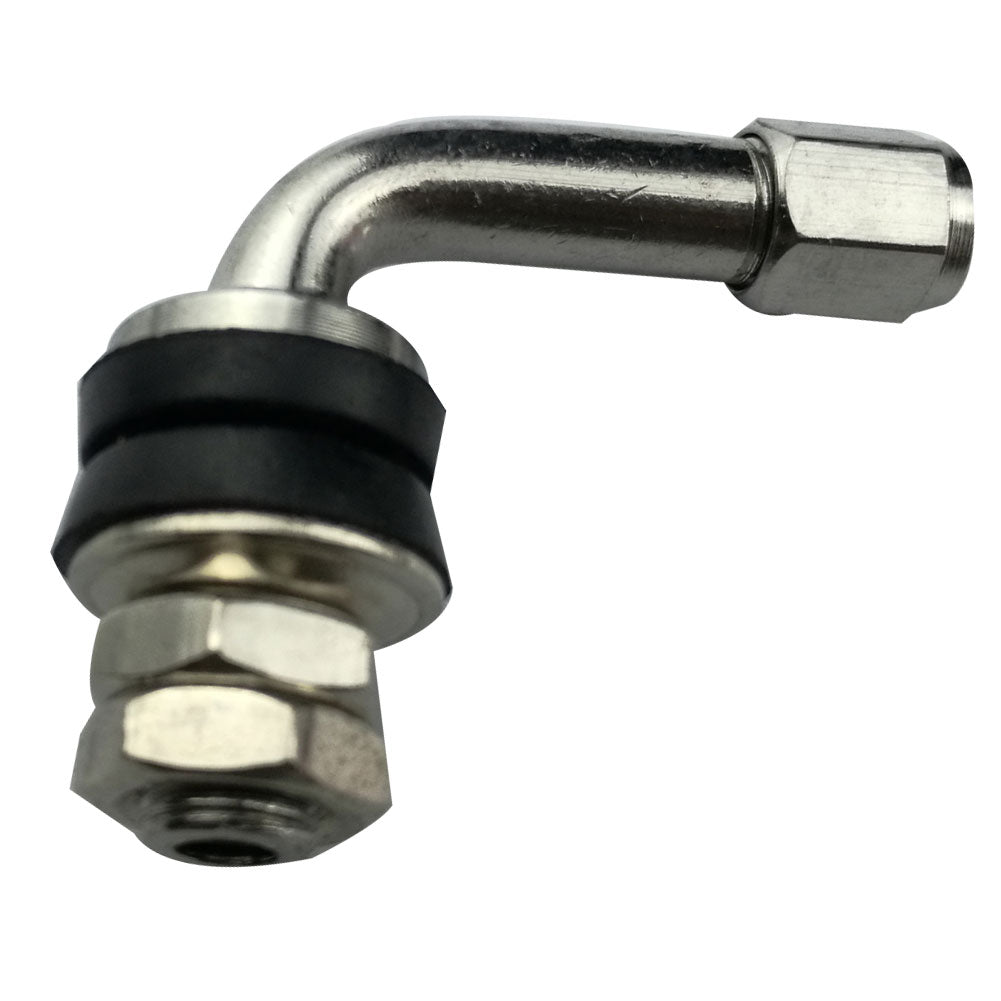 4Pcs Right Angle Chrome Metal Car Motorcycle Wheel Tire Tyre Valve Stems Bolt