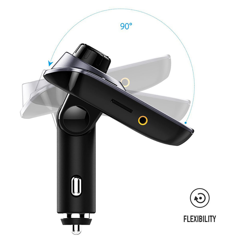 T11 Car LCD Bluetooth MP3 Player FM Transmitter Hands-free Dual USB Charger