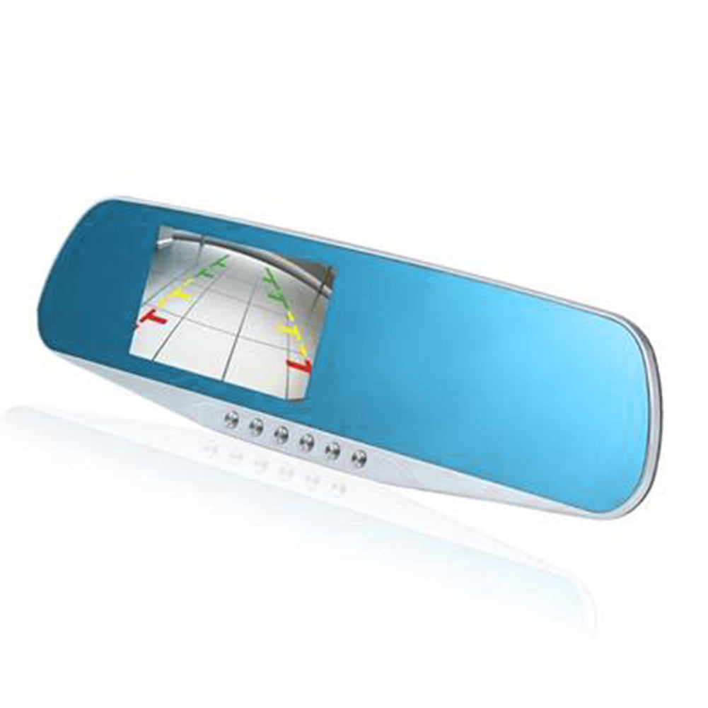 4.3inch Night Vision Car DVR Detector Camera Drive Rearview Mirror Digital Video