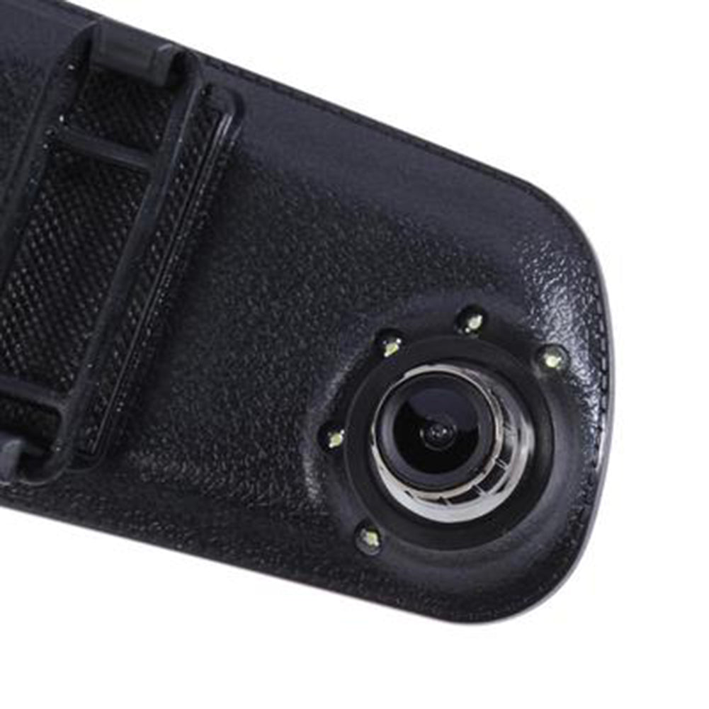 4.3inch Night Vision Car DVR Detector Camera Drive Rearview Mirror Digital Video