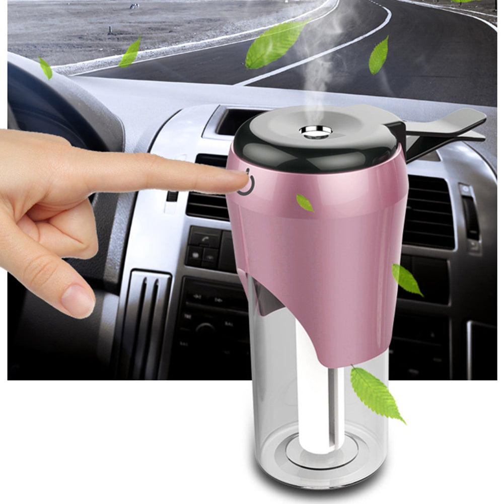 Car Air Vent Mini Humidifier Purifier Mist Maker Aroma Diffuser USB Charger