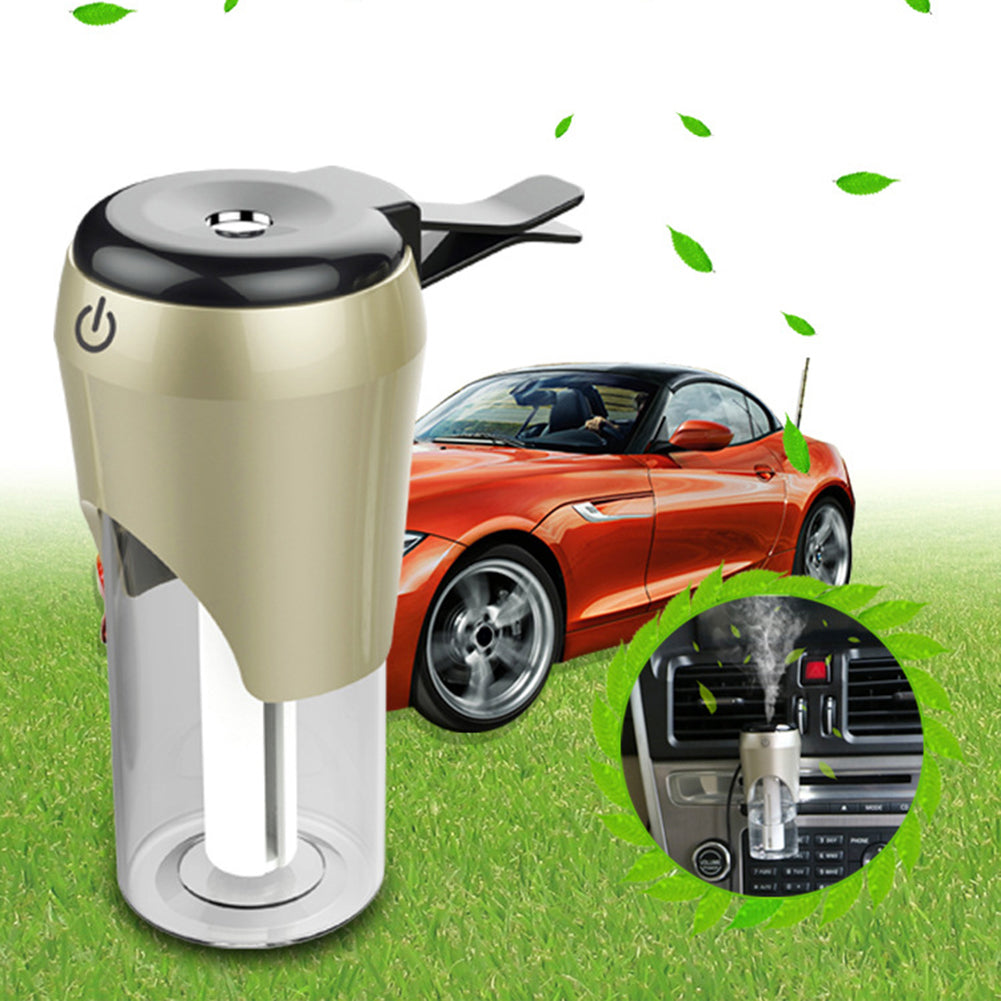 Car Air Vent Mini Humidifier Purifier Mist Maker Aroma Diffuser USB Charger