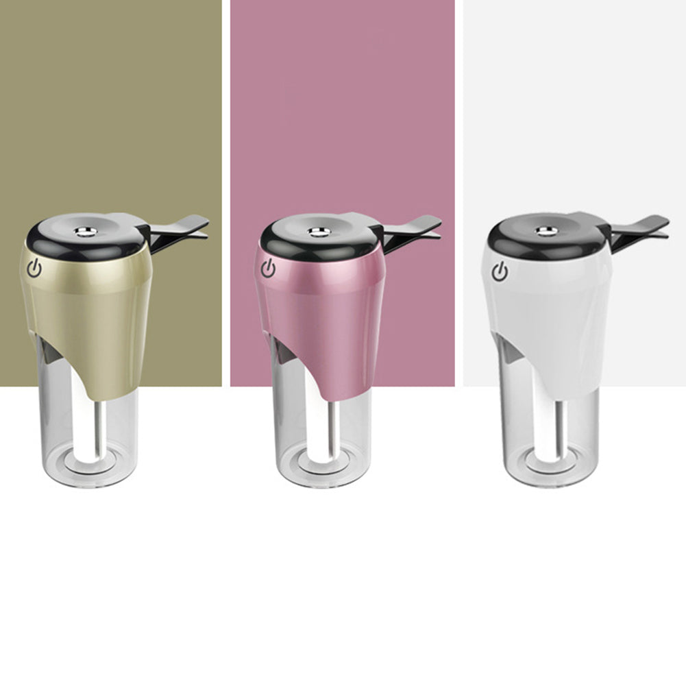 Car Air Vent Mini Humidifier Purifier Mist Maker Aroma Diffuser USB Charger