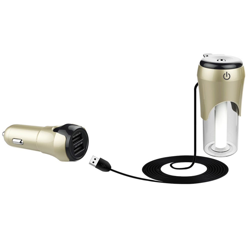 Car Air Vent Mini Humidifier Purifier Mist Maker Aroma Diffuser USB Charger