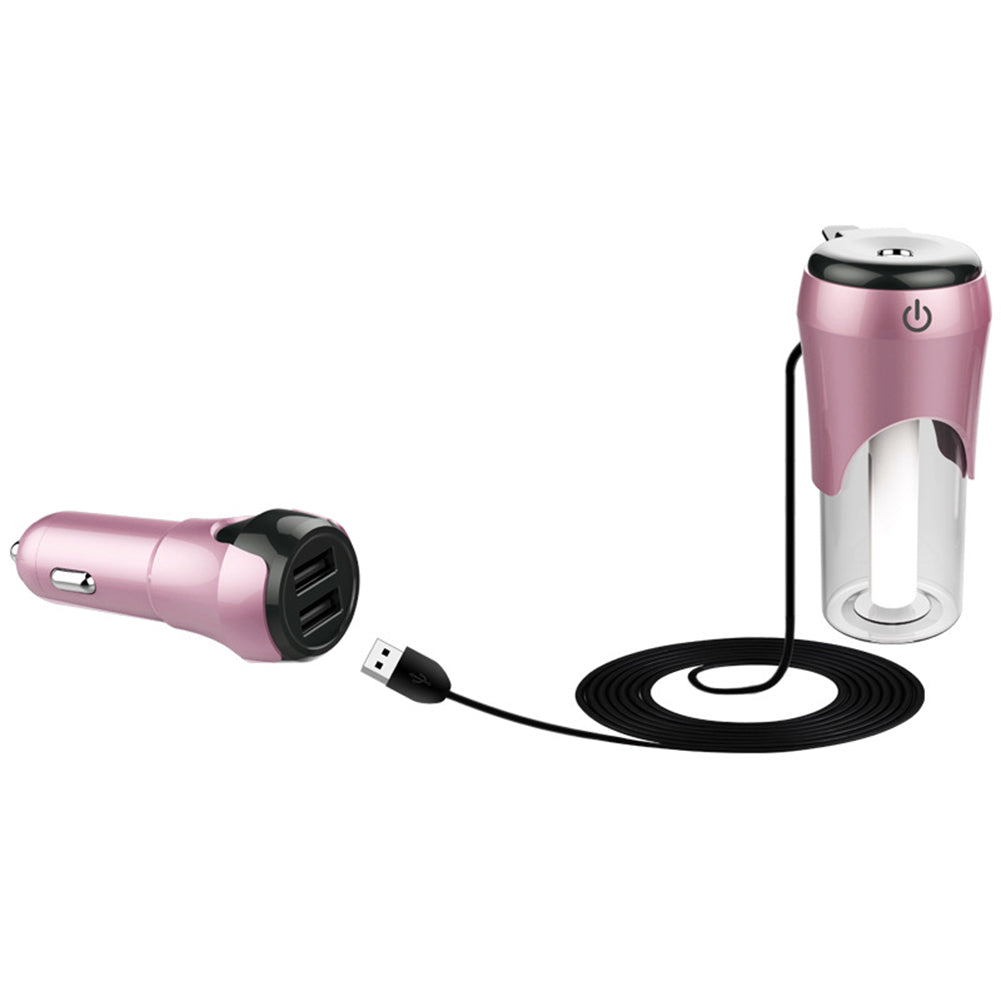 Car Air Vent Mini Humidifier Purifier Mist Maker Aroma Diffuser USB Charger