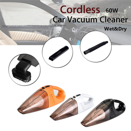 DC 12V Portable Handheld Car Dry Wet Dual Use Vacuum Cleaner Dust Dirt Catcher