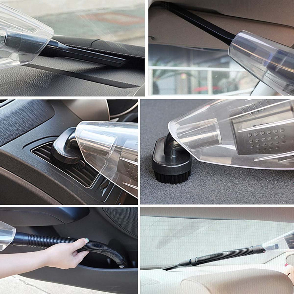 DC 12V Portable Handheld Car Dry Wet Dual Use Vacuum Cleaner Dust Dirt Catcher