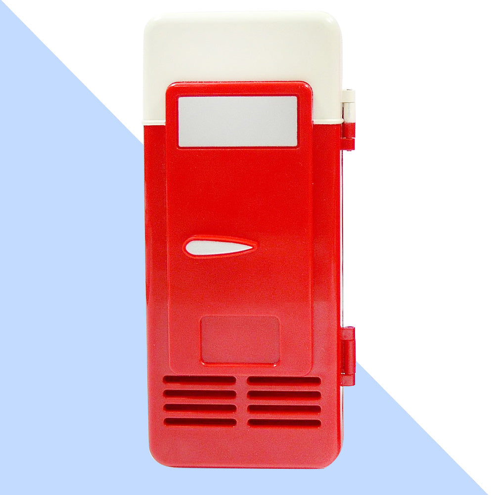 Mini Portable Auto Home Space Saving Food Drinks Storage USB Refrigerator Cooler