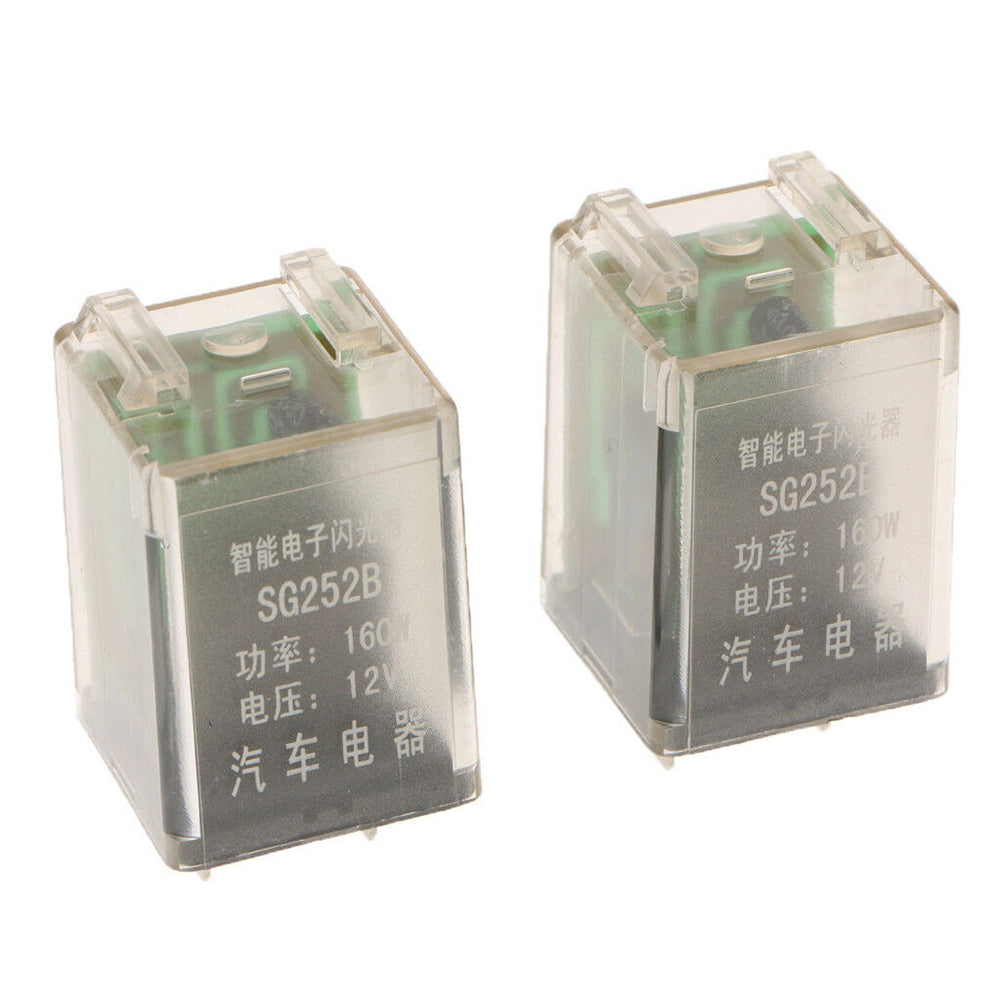 2Pcs DC 12V 160W 3 Pin Car Turn Signal Blink LED Light Indicator Flasher Relays