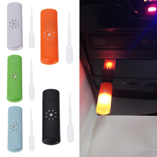 Mini USB Essential Oil Diffuser Aroma Air Fresh LED Light Quiet Humidifier