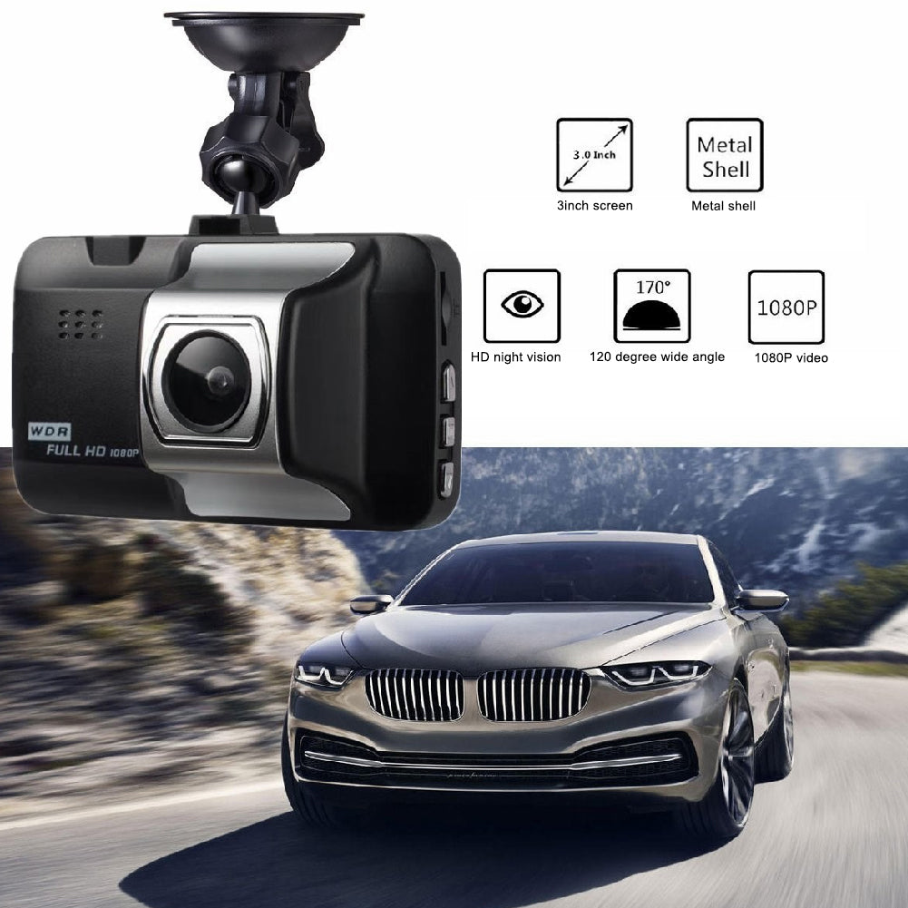 1080P Hidden Multi-Function HD Automobile Night Vision USB Driving Recorder