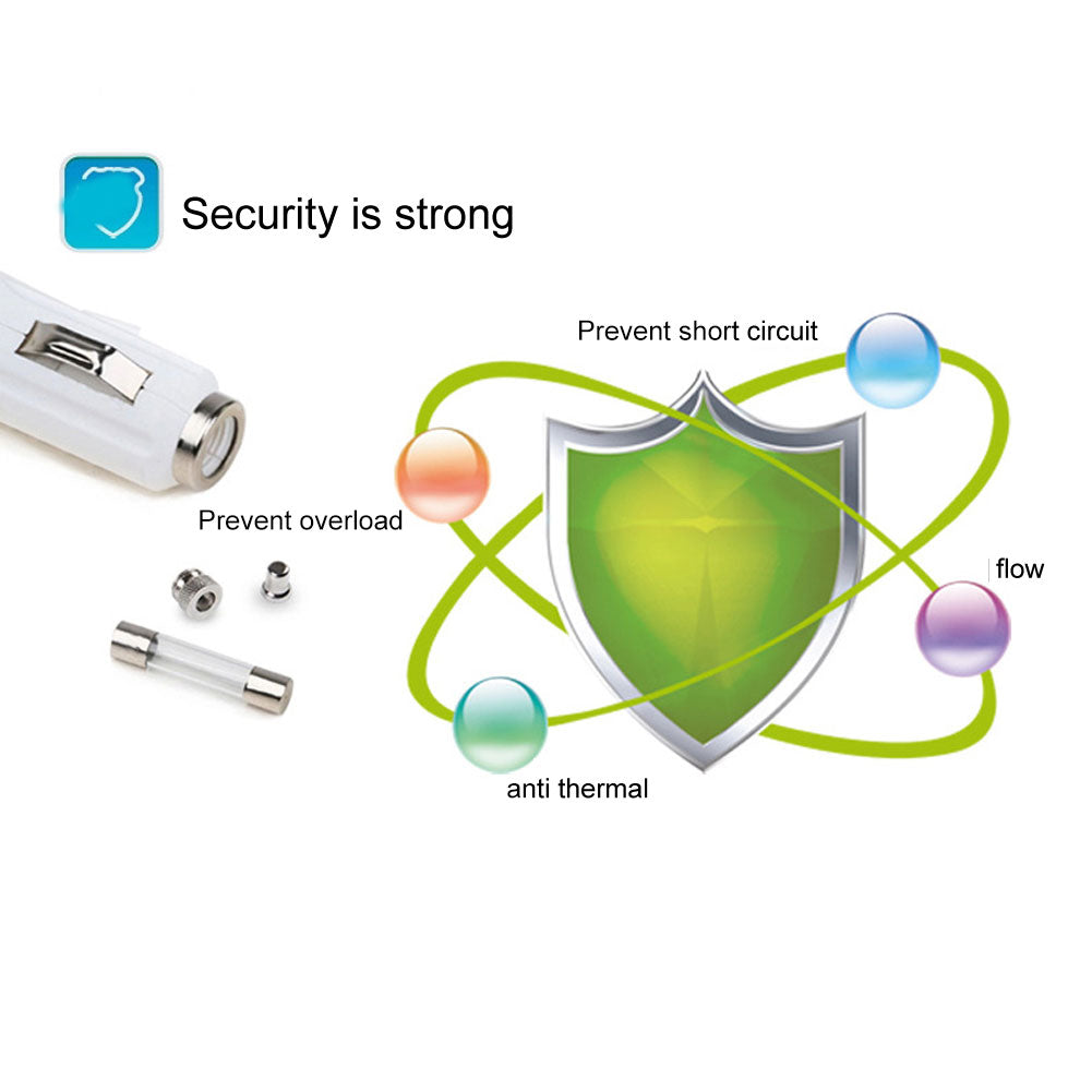 3 Sockets Cigarette Lighter DC 12-24V 3.1A Dual USB Ports Car Charger Adapter