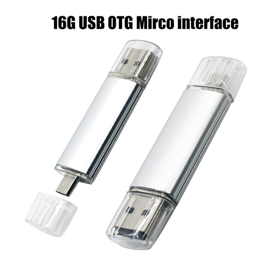 16G Mini Micro USB OTG U Disk Flash Drive Adapter for Mobile Phone PC Notebook