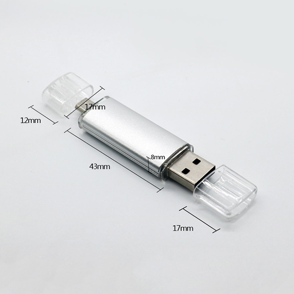 16G Mini Micro USB OTG U Disk Flash Drive Adapter for Mobile Phone PC Notebook