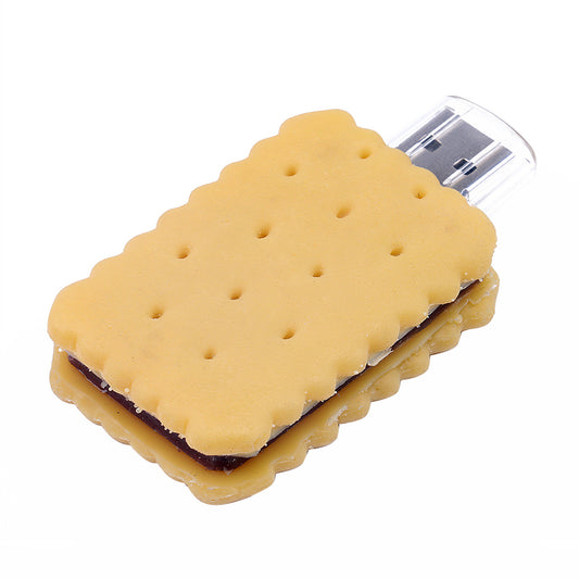 Biscuit 4GB 8GB 16GB 32GB 64GB U Disk USB Flash Pen Drive Memory Stick Gift