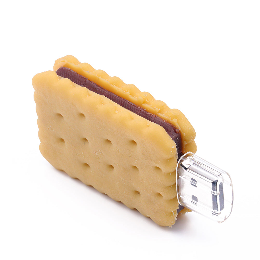 Biscuit 4GB 8GB 16GB 32GB 64GB U Disk USB Flash Pen Drive Memory Stick Gift