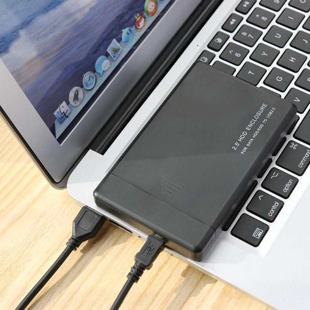 480M/bps 2.5inch SATA USB 2.0 External HDD Enclosure Hard Disk Drive SSD Case