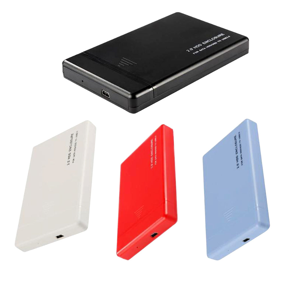 480M/bps 2.5inch SATA USB 2.0 External HDD Enclosure Hard Disk Drive SSD Case