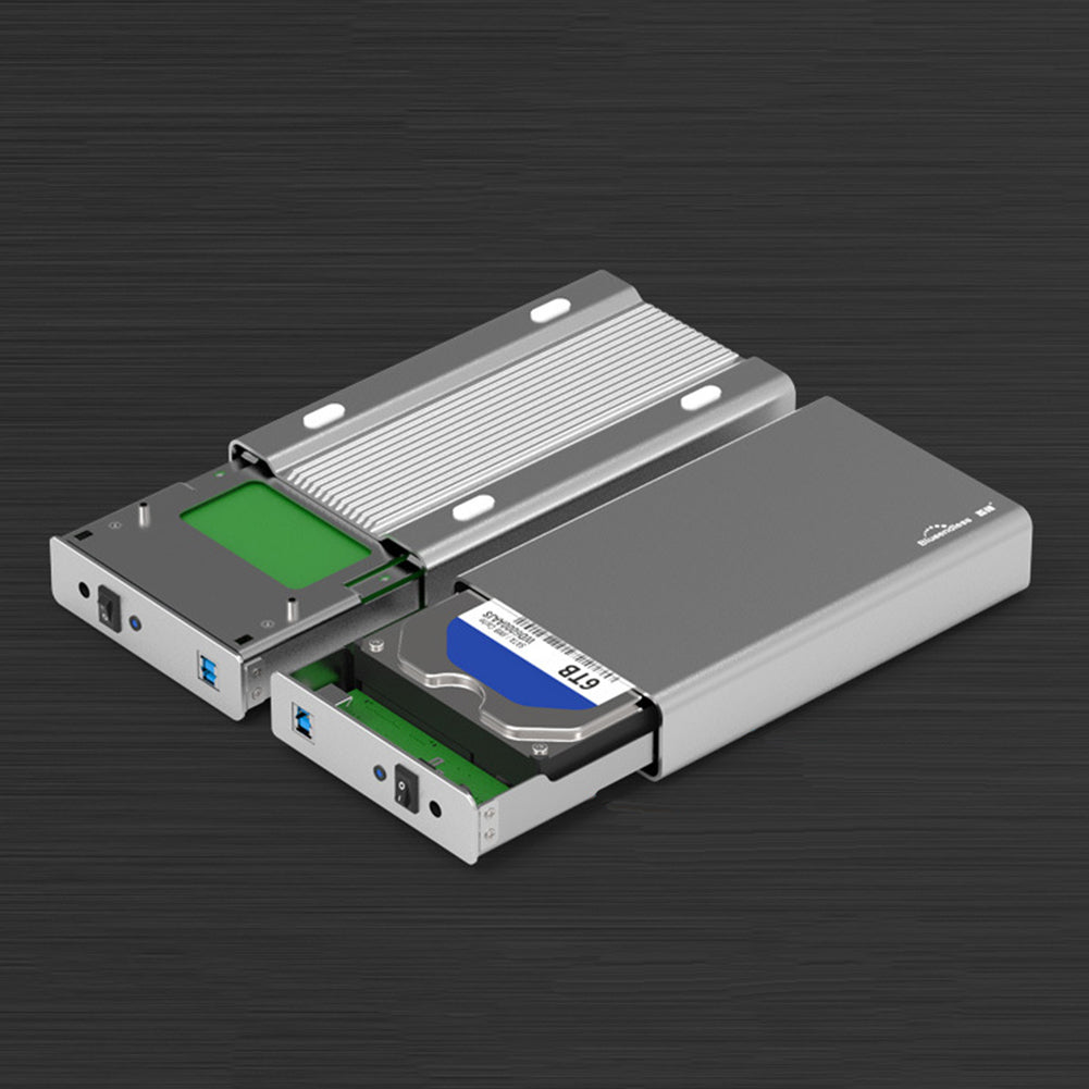 3.5inch Metal USB3.0 SATA Mobile Hard Disk Drive HDD Enclosure Case Accessories