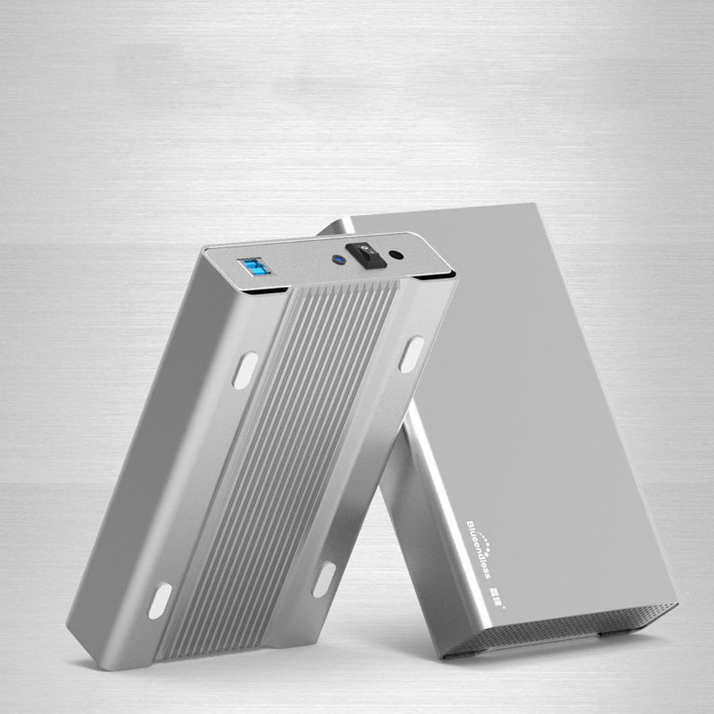 3.5inch Metal USB3.0 SATA Mobile Hard Disk Drive HDD Enclosure Case Accessories