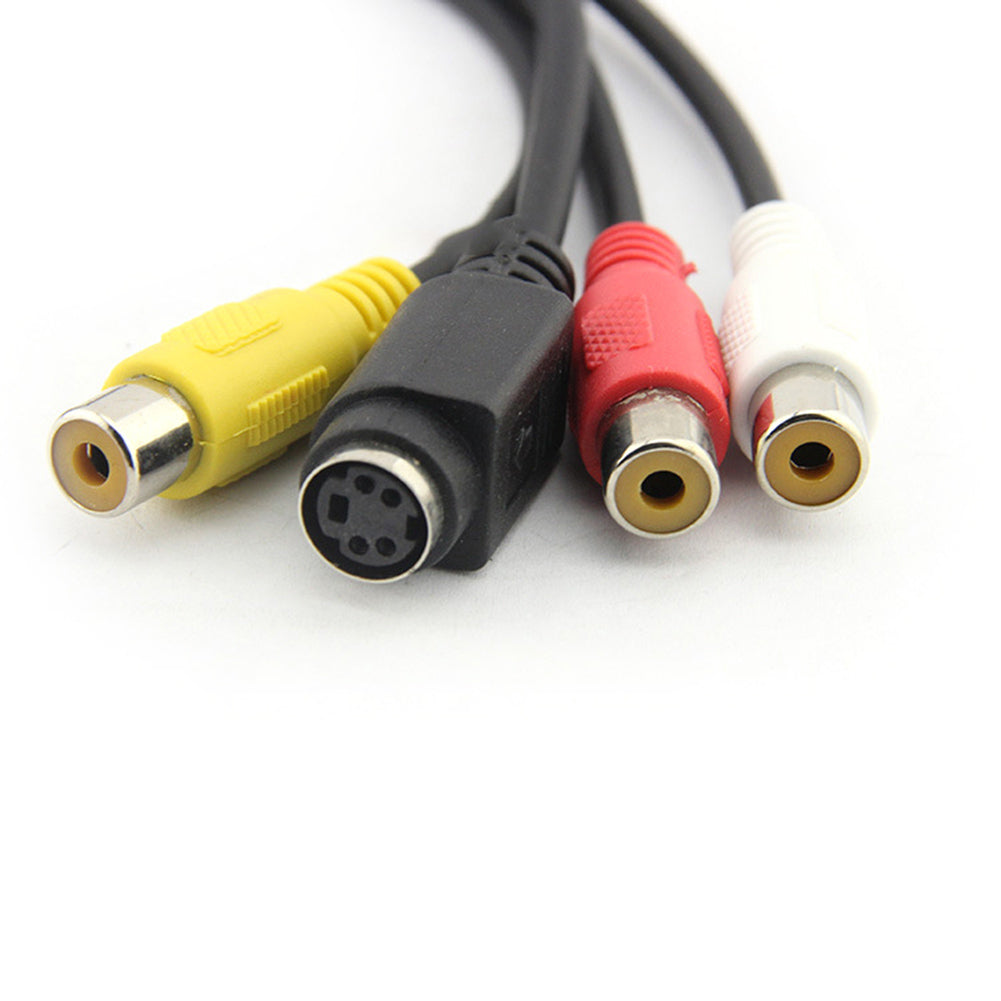 VGA SVGA to S Video 3 RCA Converter AV Cable Adapter for Laptop PC HDTV Monitor
