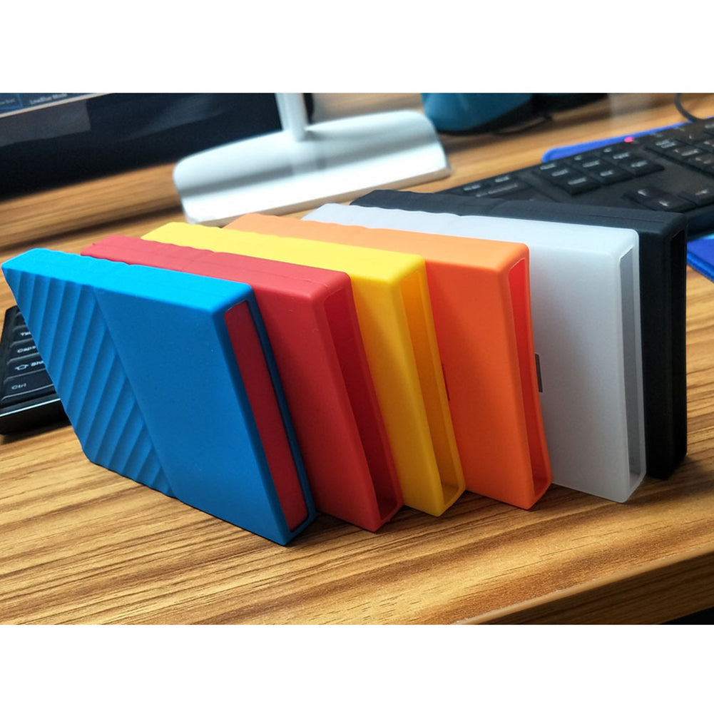 Silicone Non-Slip Hard Drive Protective Case Cover Skin for WD My Passport 1/2T
