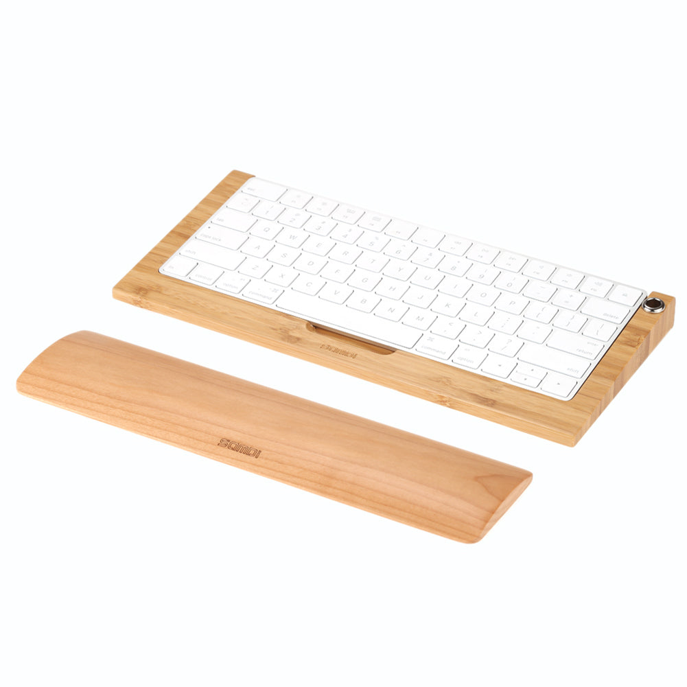Ergonomic Keyboard Typing Work Game Wooden Hand Wrist Rest Support Pad Cushion