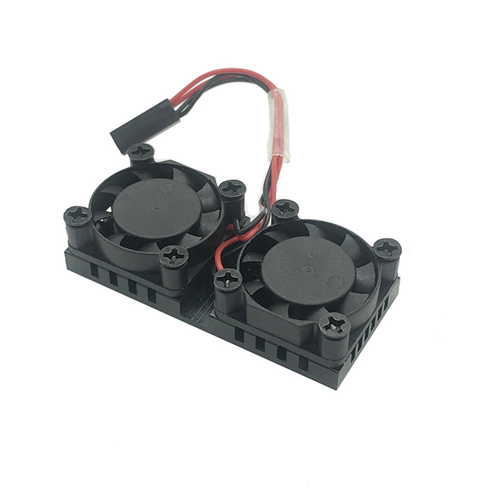 Heat Dissipation Dual Cooling Fan Heatsink Cooler Module for Raspberry Pi 1/2/3B