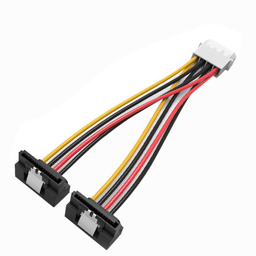 SATA 4 Pin Male to 15 Pin Female Adapter Cable Hard Drive Power Supply Cord