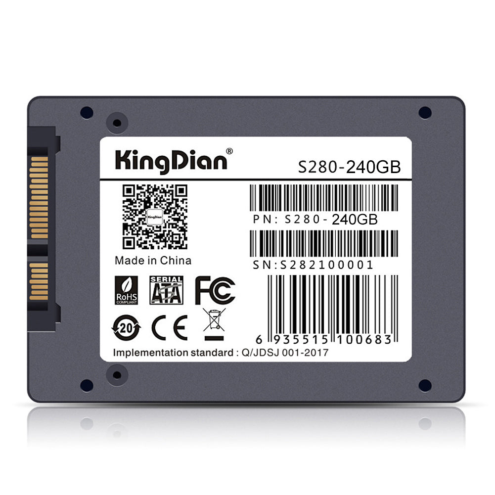 KingDian S280 1TB/240G/480G High Speed SATA3 6.0Gb Solid State Drive 2.5inch SSD