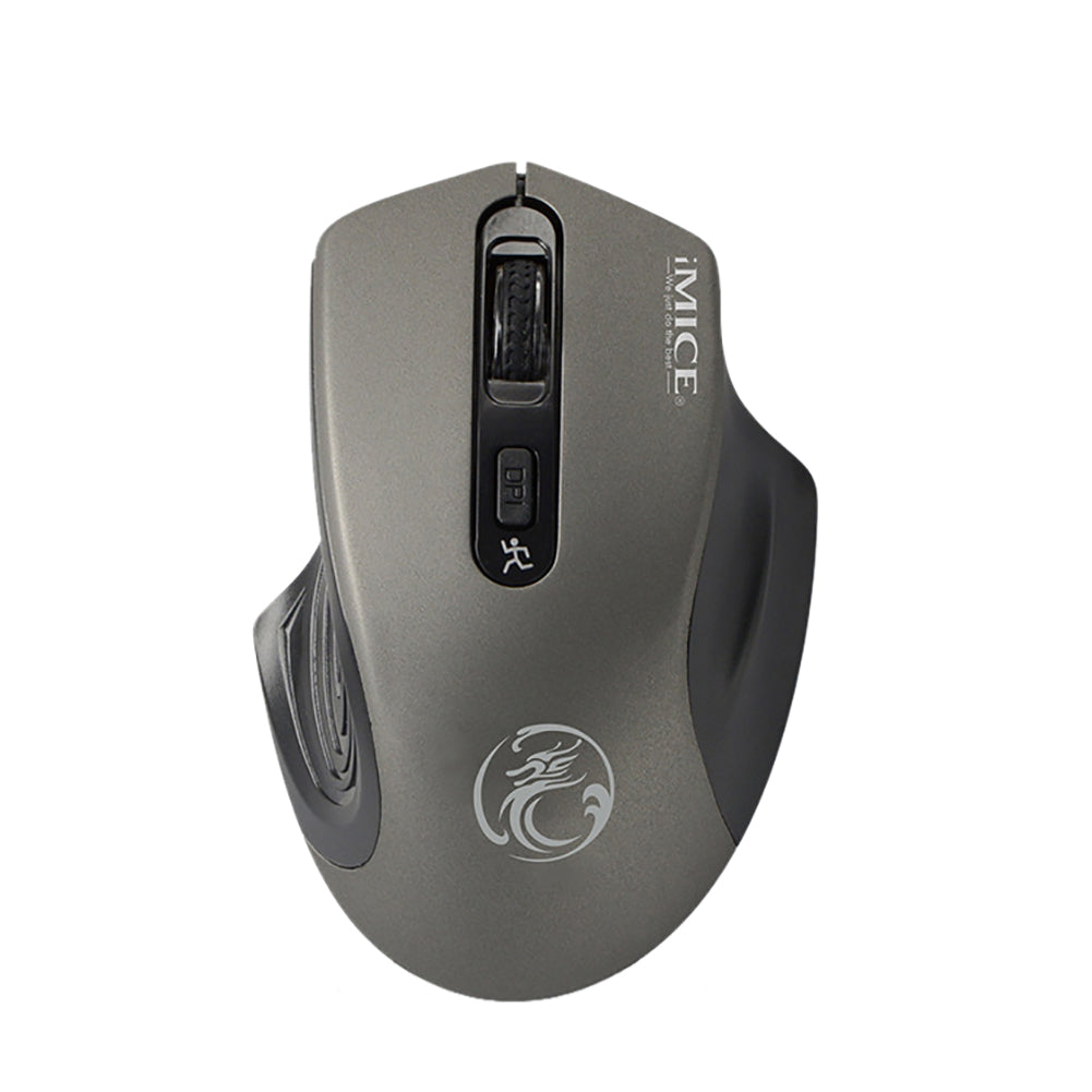 USB Wireless 2500DPI Adjustable Optical Ergonomic Mouse for Computer Laptop