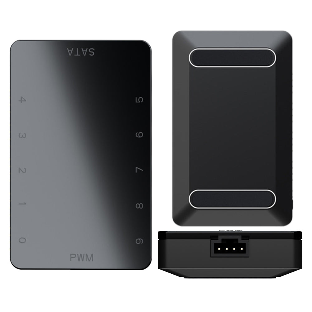 PC 10 Ports 4Pin 12V PWM Cooling Fan Hub Splitter Cable Power Supply Adapter