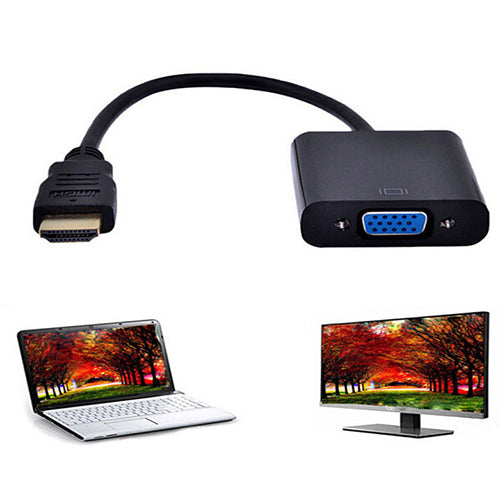 1080P HDMI Male to VGA Female HD Video Converter Cable Adapter Chipset for PC